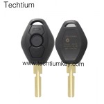 4 track blade 2 button remote key shell for BMW