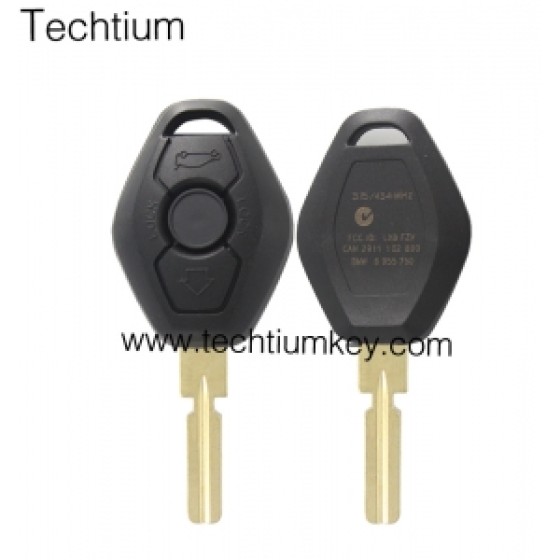 4 track blade 2 button remote key shell for BMW