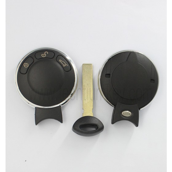 without battery clamp Coque de clé à distance 3 boutons pour BMW