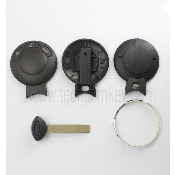 without battery clamp Coque de clé à distance 3 boutons pour BMW