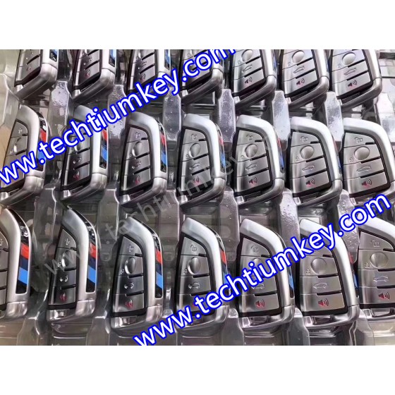 4 boutons clef intelligente coque pour BMW F Series