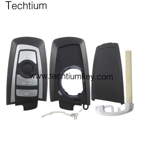 4 boutons clef intelligente coque pour BMW F Series