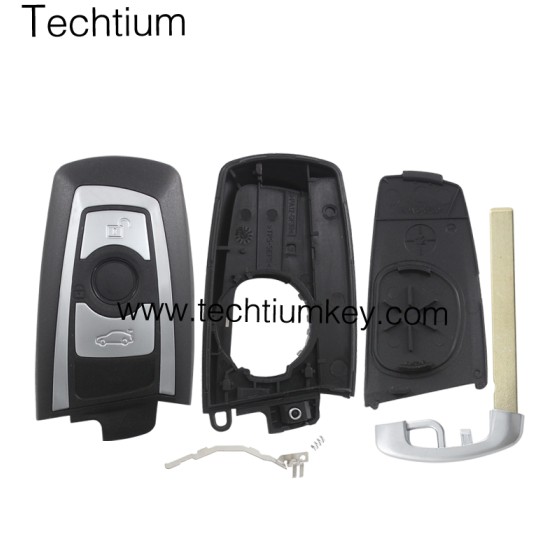 3 boutons clef intelligente coque pour BMW F Series