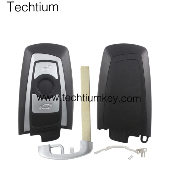 3 boutons clef intelligente coque pour BMW F Series