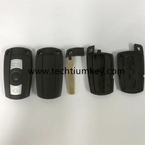 without battery clamp 3 button remote key shell for BMW