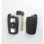 without words on back 3 button remote key shell for BMW 5 series