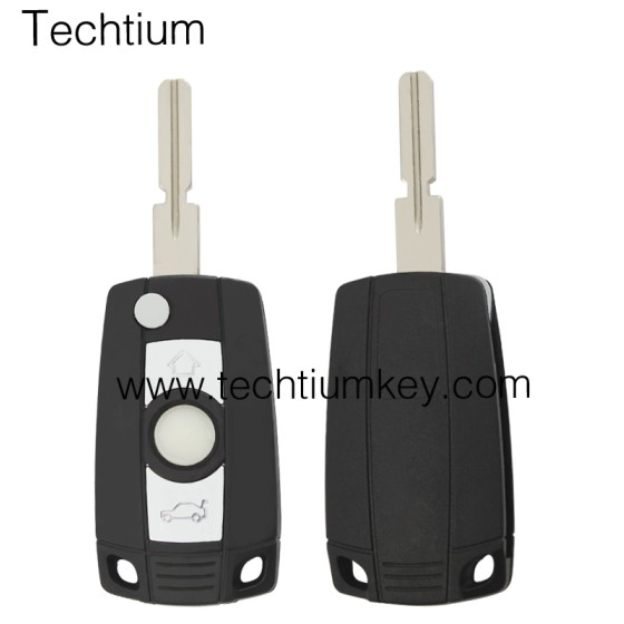 4 track blade HU58 blade  2 button remote flip key shell for BMW