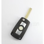 2 track blade HU92 blade 2 button remote flip key shell for BMW