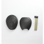 without words on back 2 button remote key shell for BMW Mini