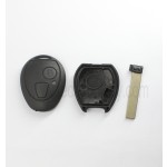 without words on back 2 button remote key shell for BMW Mini