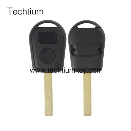 2 track blade 2 button remote key shell for BMW