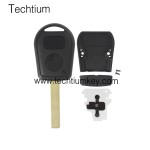 2 track blade 2 button remote key shell for BMW
