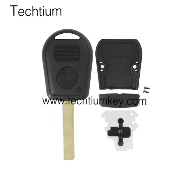 2 track blade 2 button remote key shell for BMW