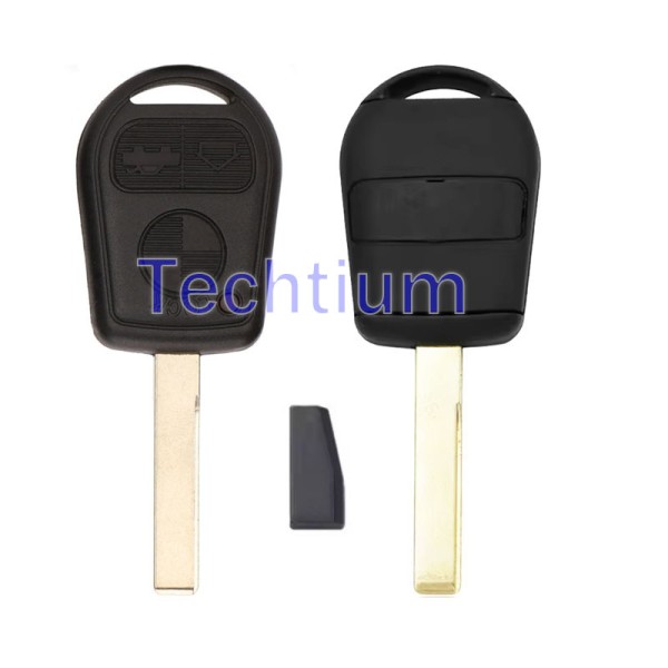 433Mhz ID44/7935 chip HU92 blade 3 button remote key for BMW