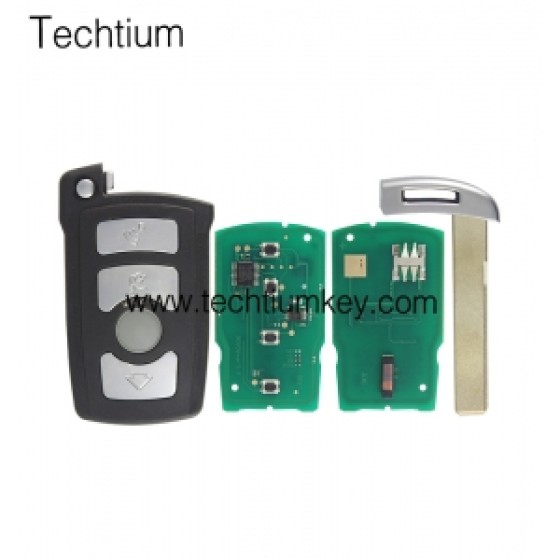 315Mhz 7945&HITAG2(46)Chip FCC:LX8766S/6918024 CAS1 Llave remota de 4 botones para BMW 7 series