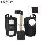 868MHz PCF7945&ID46 Chip CAS3+ keyless go and keyless entery 3 boutons clé à distance pour BMW