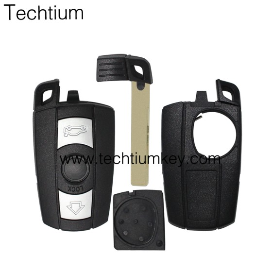 315MHz FSK 7953&46(HITAG2) Chip CAS3 Key slot start3 boutons clé à distance pour BMW