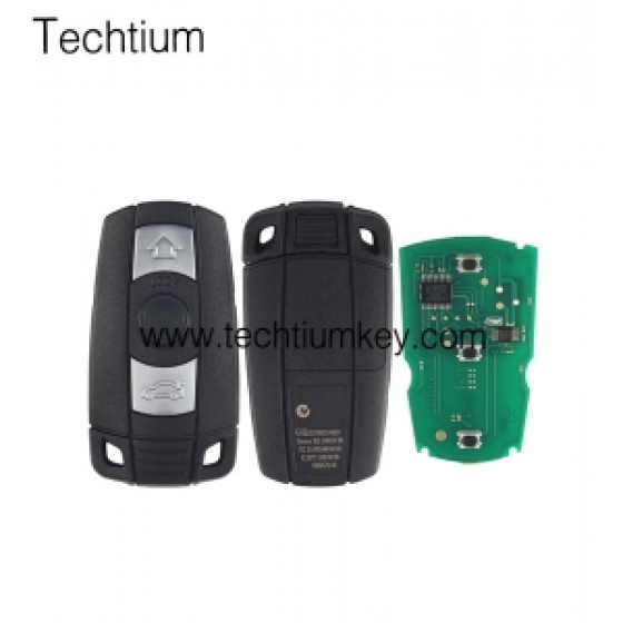 315MHz FSK 7953&46(HITAG2) Chip CAS3 Key slot start 3 button remote key for BMW