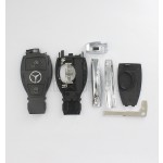 1 battery holder 2 button remote key shell for Mercedes Benz