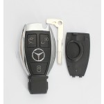 1 battery holder 3 button remote key shell for Mercedes Benz