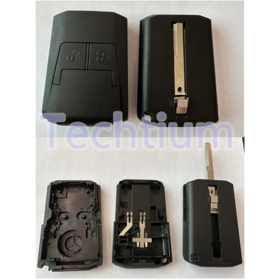 2 button remote key shell for Mercedes Benz