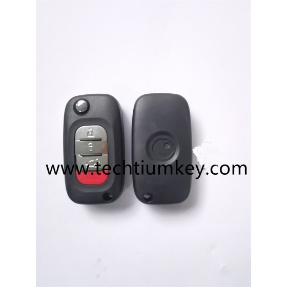 3+1  button remote key shell for Mercedes Benz
