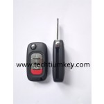 3+1  button remote key shell for Mercedes Benz