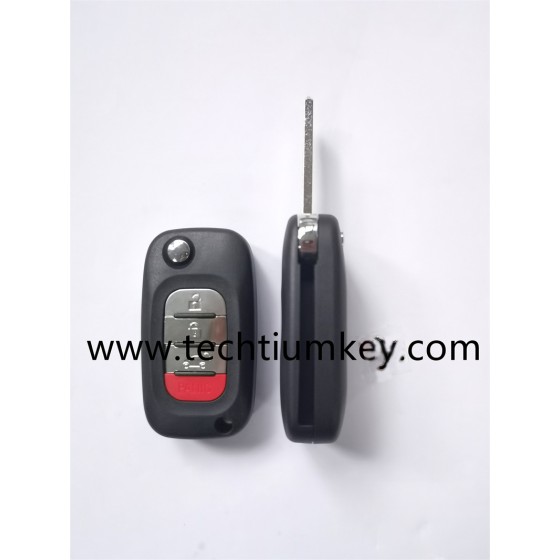 3+1  button remote key shell for Mercedes Benz