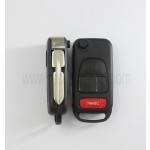 4 track blade 3+1  button remote key shell for Mercedes Benz