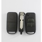 4 track blade 3 button remote key shell for Mercedes Benz