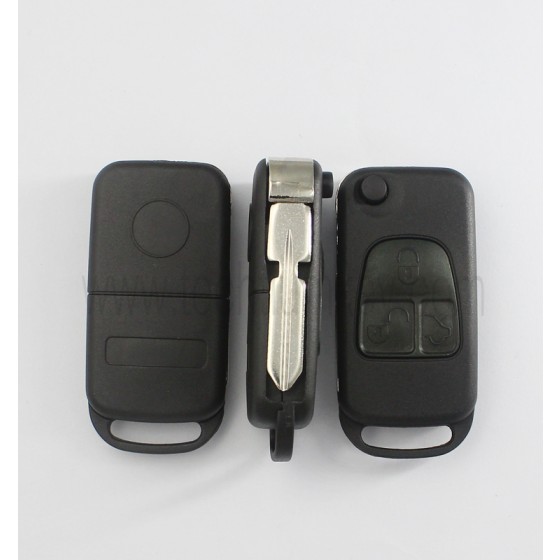 4 track blade 3 button remote key shell for Mercedes Benz