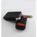 4 track blade 2+1 button remote key shell for Mercedes Benz