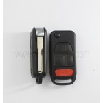 2 track blade 2+1 button remote key shell for Mercedes Benz