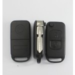 4 track blade 2 button remote key shell for Mercedes Benz
