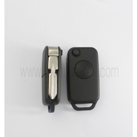 4 track blade 1 button remote key shell for Mercedes Benz