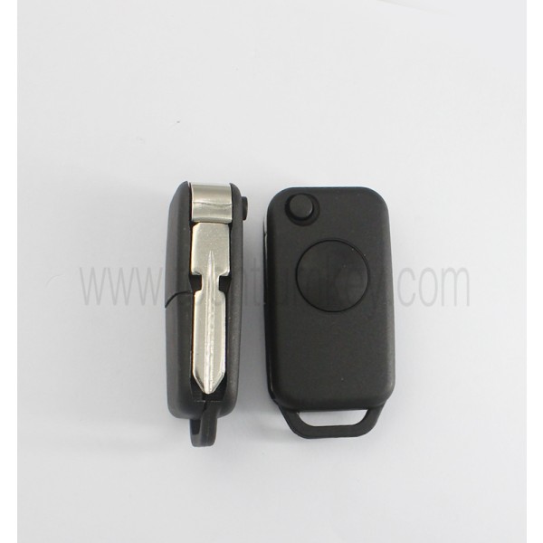 4 track blade 1 button remote key shell for Mercedes Benz