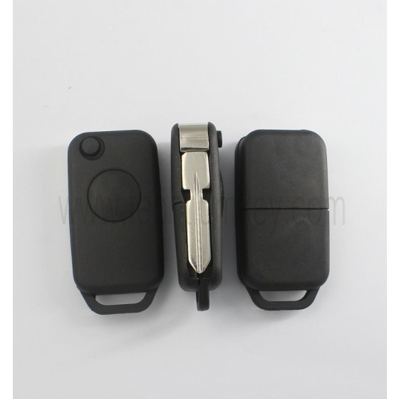 4 track blade 1 button remote key shell for Mercedes Benz