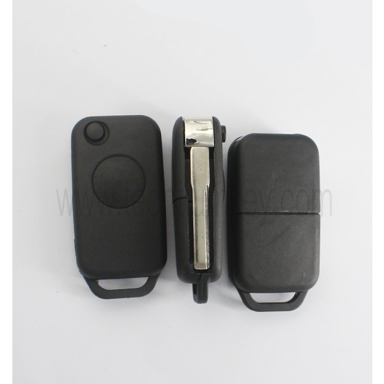 2 track blade 1 button remote key shell for Mercedes Benz