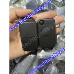 2 track blade 1 button remote key shell for Mercedes Benz