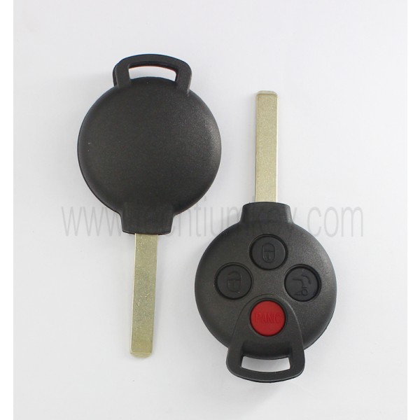 3+1 button remote key shell for Mercedes Benz