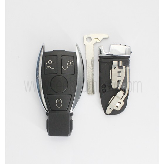 2 battery holder 3 button remote key shell for Mercedes Benz