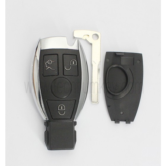 1 battery holder 3 button remote key shell for Mercedes Benz
