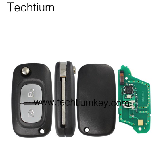 433Mhz 7961 chip ASK 2 button remote key for Mercedes Benz
