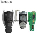 433Mhz BGA (2 batteries) can be programmed repeatly 3 button remote key for Mercedes Benz