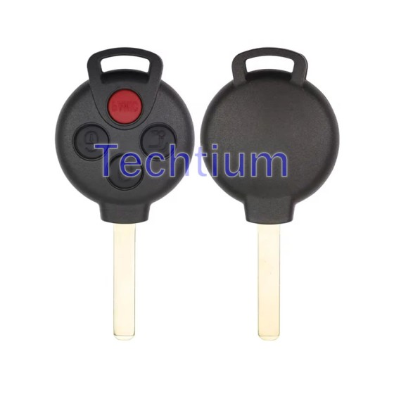 315Mhz 7941 ID46 chip 3+1 button remote key for Mercedes Benz Smart Fortwo 2005-2015