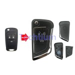 3 botones de la carcasa de la llave de vuelta remota para Buick,Chevrolet