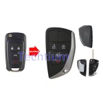 4 botones de la carcasa de la llave de vuelta remota para Buick,Chevrolet