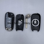 2 botones de la carcasa de la llave de vuelta remota para Buick Verano