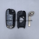 2 botones de la carcasa de la llave de vuelta remota para Buick Verano