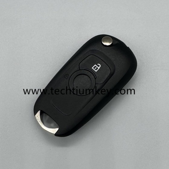 2 botones de la carcasa de la llave de vuelta remota para Buick Verano